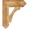 Ekena Millwork Imperial Arts & Crafts Rough Sawn Bracket, Western Red Cedar, 6"W x 22"D x 26"H BKT06X22X26IMP03RWR - alternate 4